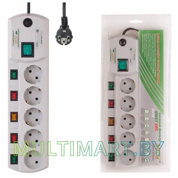 Сетевой фильтр Most ERG 5 м (белый)